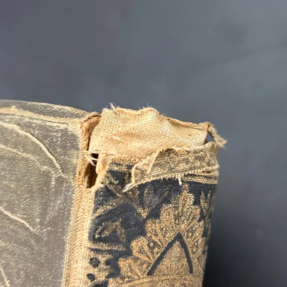 Sir Walter Scott Poetical Works OS Antique Green Gilt Embossed Victorian Book‎